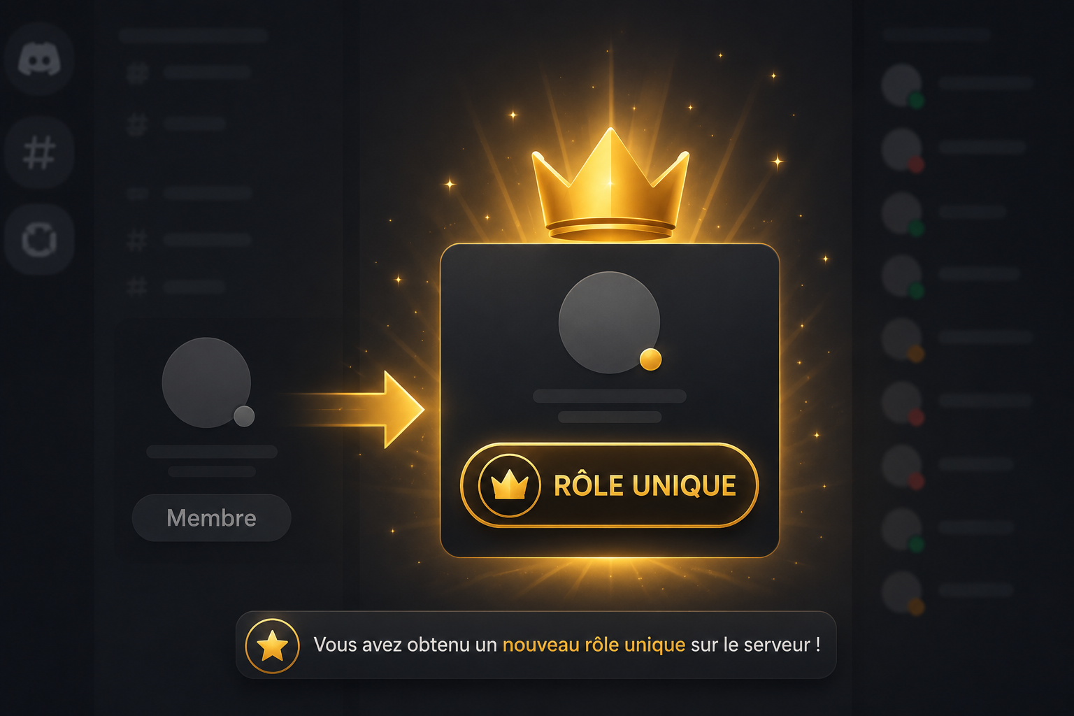 Rôle Premium sur le serveur support